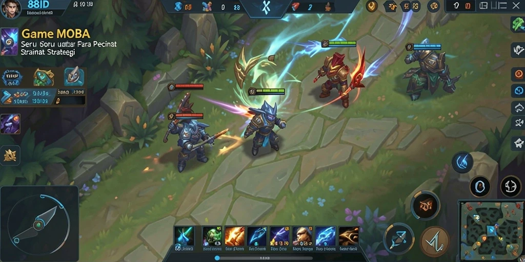 Screenshot gameplay 88ID yang menampilkan aksi seru tim bertarung.