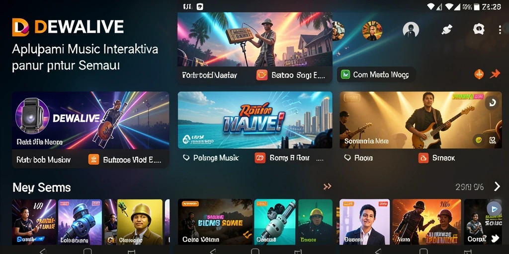 Tampilan gameplay DEWALIVE yang interaktif dan penuh warna.