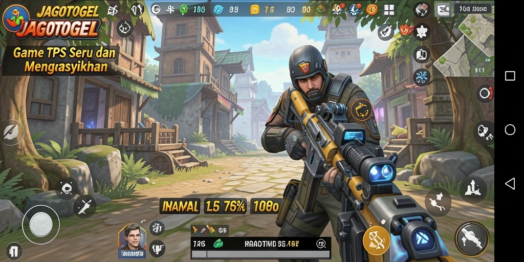 Tampilan seru dan menegangkan dari gameplay JAGOTOGEL.