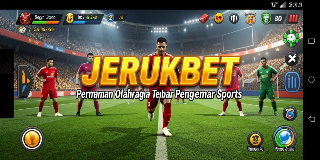 Tangkapan layar gameplay JERUKBET yang menampilkan pertandingan seru.