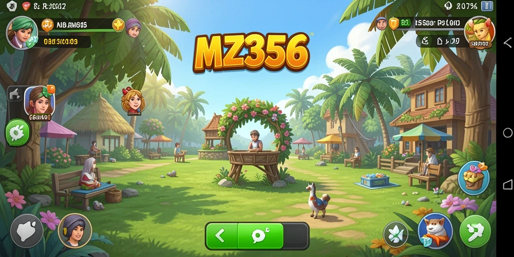 Tampilan gameplay seru di MZ356 dengan grafis menarik.