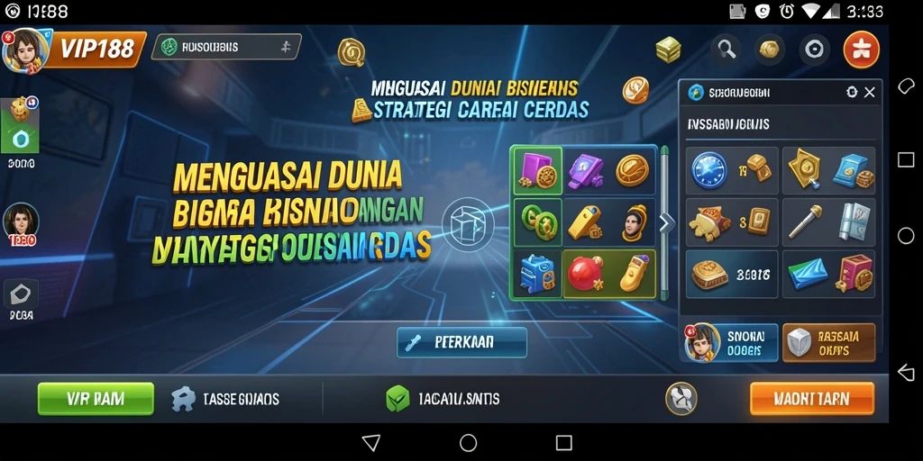 Screenshot gameplay VIP188 menampilkan suasana bisnis yang kompetitif.