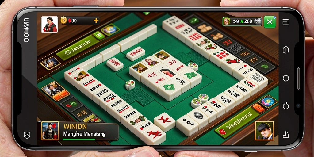 Gameplay WINIDN yang menampilkan keseruan Mahjong.